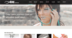 Desktop Screenshot of erecoiffure.com