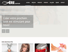 Tablet Screenshot of erecoiffure.com